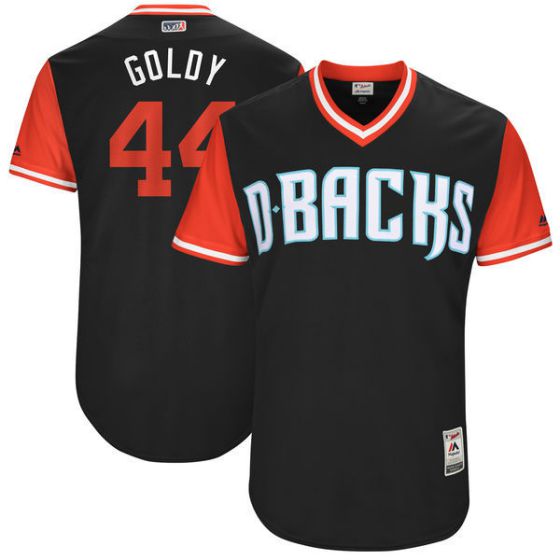 Men Arizona Diamondbacks 44 Goldy Black New Rush Limited MLB Jerseys